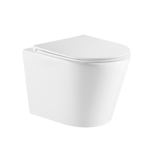 Hangtoilet Brio mat wit