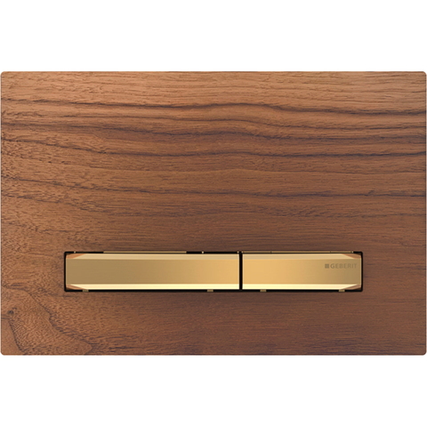 Bedieningsplaat Sigma50 houtlook/goud