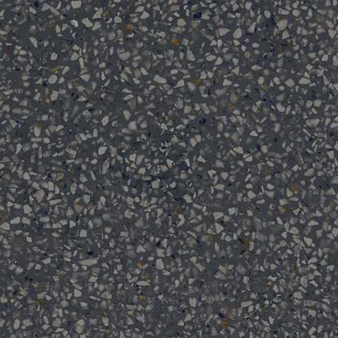 Terrazzotegel Scaglie Black