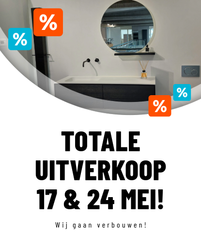 Uitverkoop! Badkamers tot -70% in Ninove