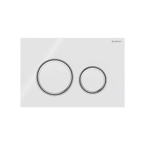 Bedieningsplaat Sigma21 wit/chroom