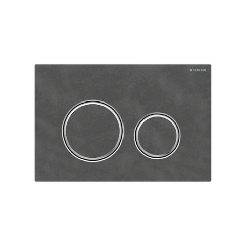 Bedieningsplaat Sigma21 leisteen/chroom