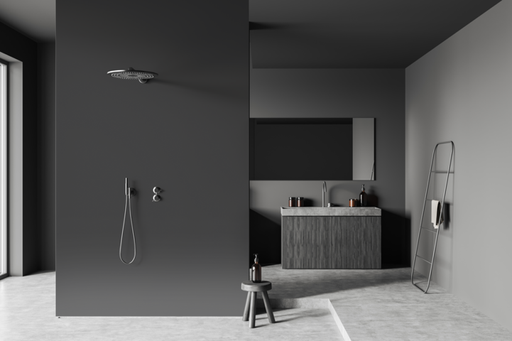 Wandbekleding paneel voor badkamer Anthracite