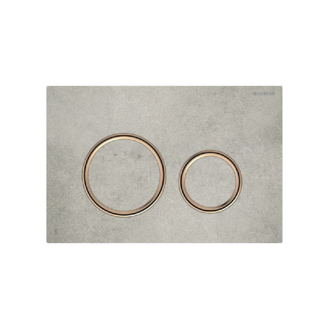 Bedieningsplaat Sigma21 betonlook/rood goud