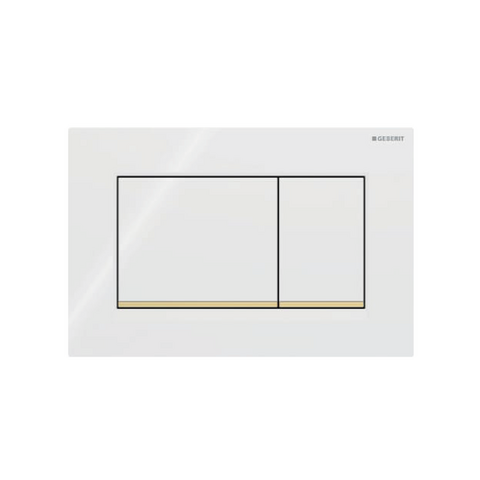 Bedieningsplaat Sigma30 wit/goud
