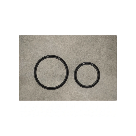 Bedieningsplaat Sigma21 betonlook/zwart chroom