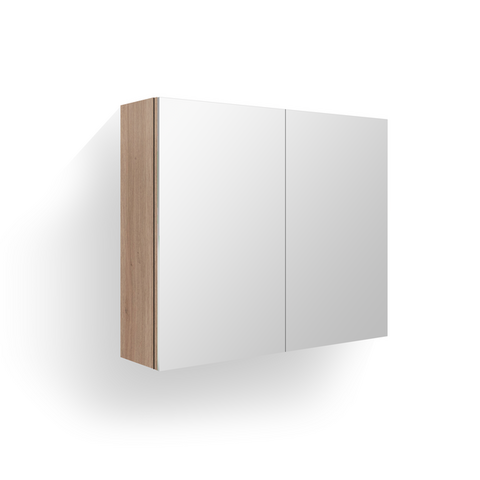Spiegelkast met 2 deuren Kivu Smoked oak