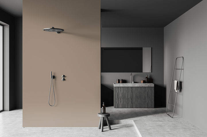 Wandbekleding paneel voor badkamer Taupe