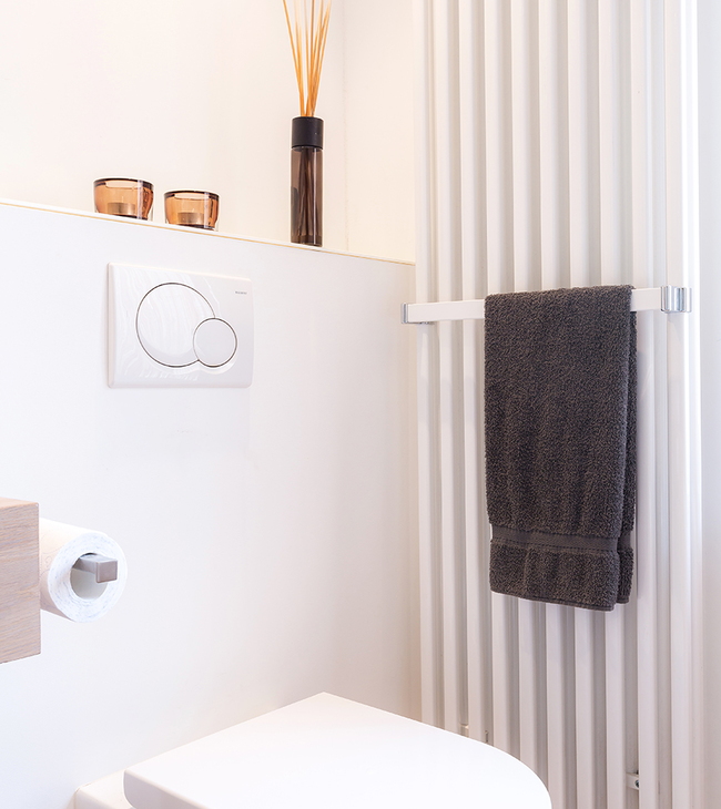 traditionele badkamer radiator Delta V