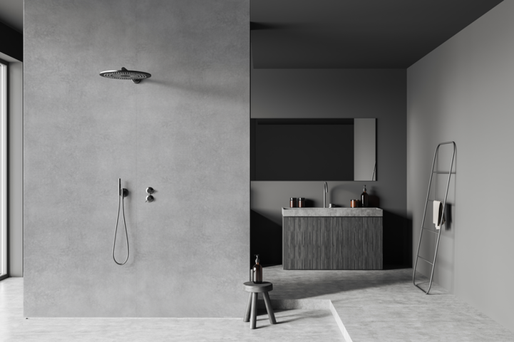 Wandbekleding paneel voor badkamer Caractère Grey