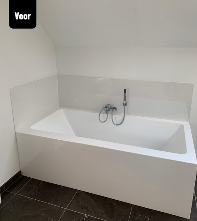 Bad voor de verbouwing