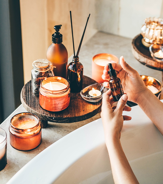 Essentiële olie is een geweldige manier om nog meer te genieten van je massagebad